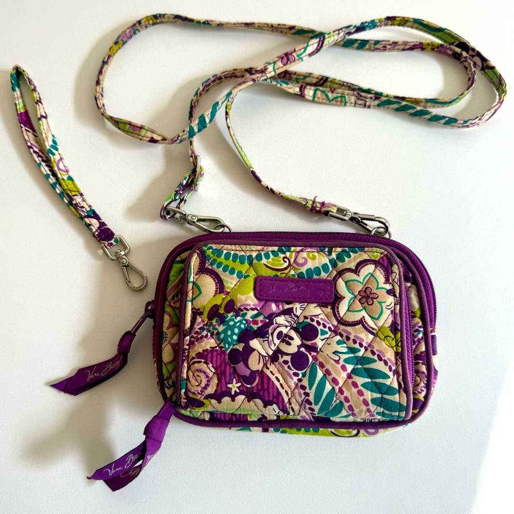 Vera Bradley Plumbs Up Mickey Hipster Crossbody Wristlet